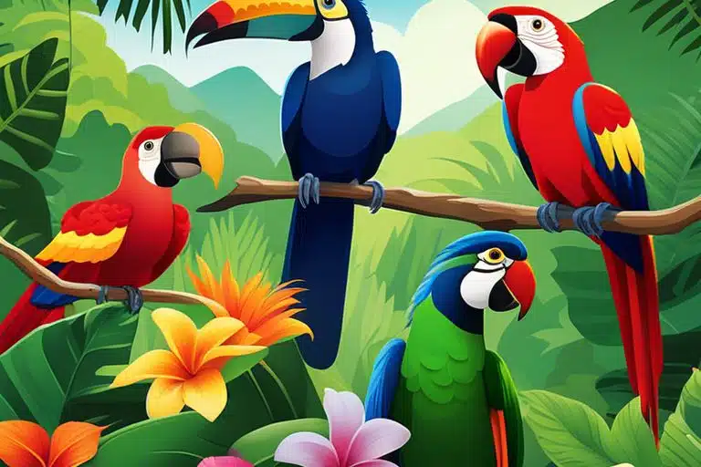 tropical birds