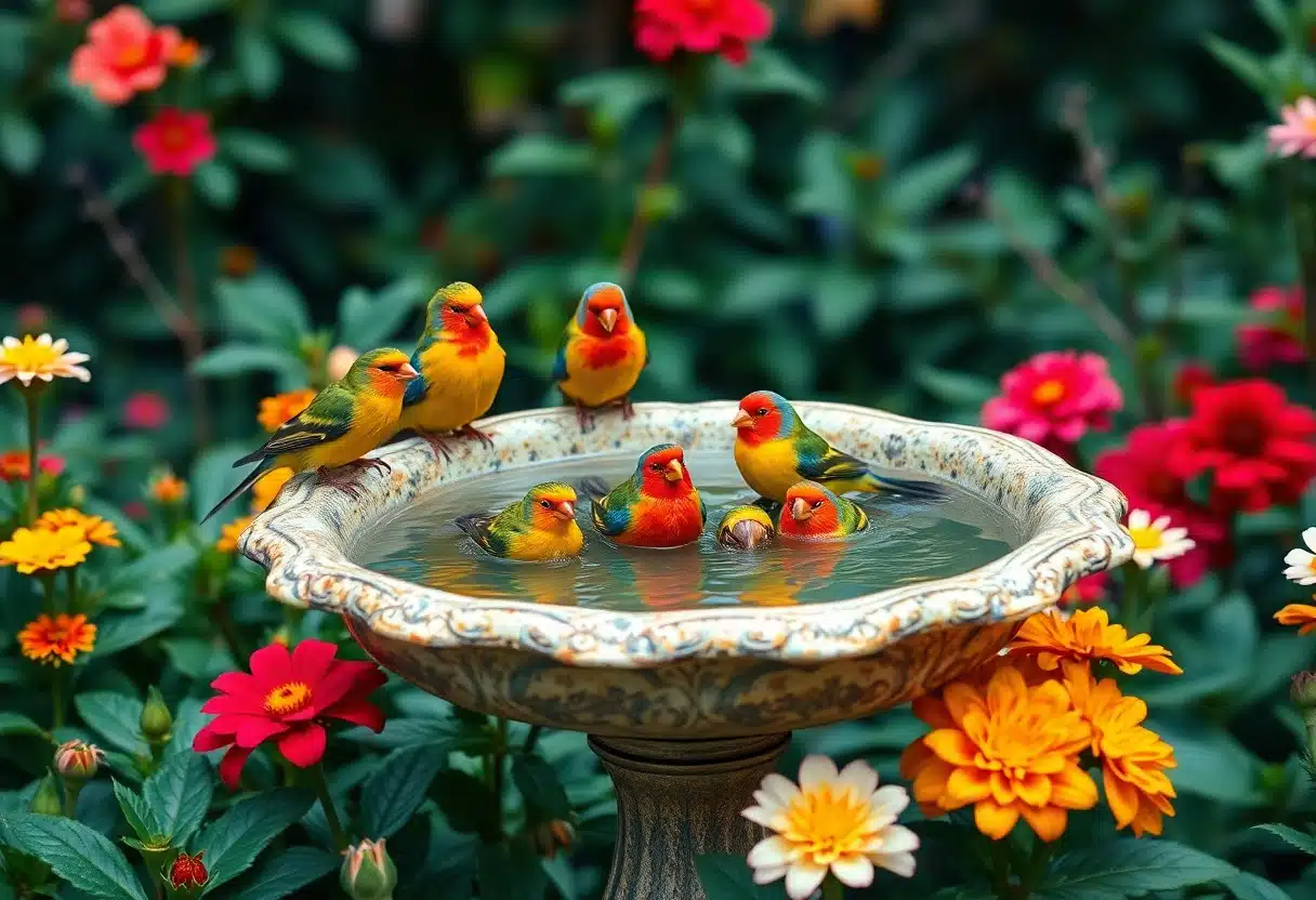 bird baths